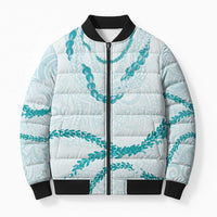 Aloha Lei Mikioi Bomber Puffer Jacket Aloha Lei Mikioi - Polynesian Pride