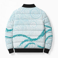 Aloha Lei Mikioi Bomber Puffer Jacket Aloha Lei Mikioi - Polynesian Pride