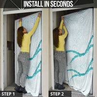 Aloha Lei Mikioi Door Cover Aloha Lei Mikioi - Polynesian Pride