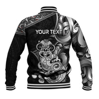 Personalised New Zealand Potae Pango Cricket Baseball Jacket Special Maori Hei Tiki Tribal Tattoo LT9 - Polynesian Pride