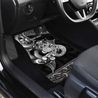 Personalised New Zealand Potae Pango Cricket Car Mats Special Maori Hei Tiki Tribal Tattoo LT9 - Polynesian Pride