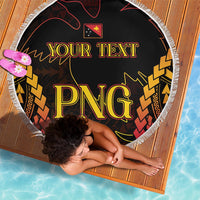 Custom Papua New Guinea Cricket Beach Blanket Go Barramundis