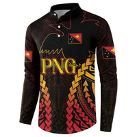 Custom Papua New Guinea Cricket Button Sweatshirt Go Barramundis