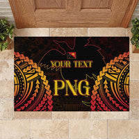 Custom Papua New Guinea Cricket Rubber Doormat Go Barramundis