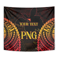 Custom Papua New Guinea Cricket Tapestry Go Barramundis