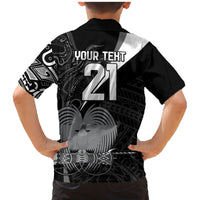 Custom Papua New Guinea Cricket Family Matching Mermaid Dress and Hawaiian Shirt Tribal Bird of Paradise Tattoo