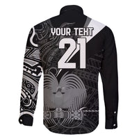 Custom Papua New Guinea Cricket Family Matching Mermaid Dress and Hawaiian Shirt Tribal Bird of Paradise Tattoo