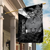Custom Papua New Guinea Cricket Garden Flag Tribal Bird of Paradise Tattoo