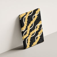 Aloha Melemele Hibiscus Pikake Lei Canvas Wall Art Hawaiian Quilt Pattern