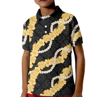 Aloha Melemele Hibiscus Pikake Lei Kid Polo Shirt Hawaiian Quilt Pattern