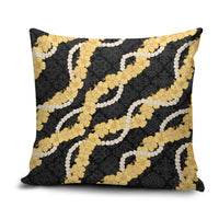Aloha Melemele Hibiscus Pikake Lei Pillow Cover Hawaiian Quilt Pattern