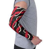 Aloha Ula'ula Hibiscus Pikake Lei Arm Sleeves Hawaiian Quilt Pattern