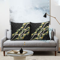 Puakenikeni Anthurium Pikake Lei Pillow Cover Hawaiian Quilt Pattern