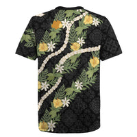 Puakenikeni Anthurium Pikake Lei Rugby Jersey Hawaiian Quilt Pattern