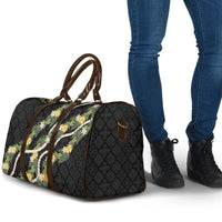 Puakenikeni Anthurium Pikake Lei Travel Bag Hawaiian Quilt Pattern