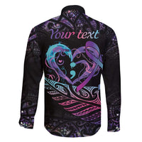 Personalised Your Life Matters Family Matching Mermaid Dress and Hawaiian Shirt Suicide Prevention Awareness Semicolon Heart