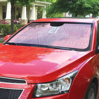 Custom New Zealand Basketball Indigenous Auto Sun Shade - Polynesian Pride