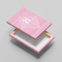 Custom New Zealand Basketball Indigenous Canvas Wall Art - Polynesian Pride