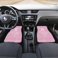 Custom New Zealand Basketball Indigenous Car Mats - Polynesian Pride