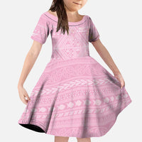 Custom New Zealand Basketball Indigenous Family Matching Off The Shoulder Long Sleeve Dress and Hawaiian Shirt - Polynesian Pride