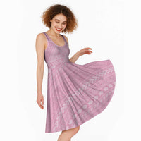 Custom New Zealand Basketball Indigenous Midi Dress - Polynesian Pride