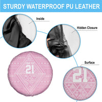 Custom New Zealand Basketball Indigenous Spare Tire Cover - Polynesian Pride