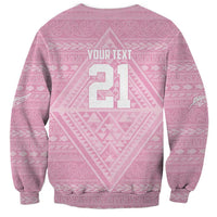 Custom New Zealand Basketball Indigenous Sweatshirt - Polynesian Pride