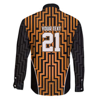 Custom Basketball New Zealand Family Matching Mermaid Dress and Hawaiian Shirt Gold Maori Ta Moko Indigenous - Polynesian Pride