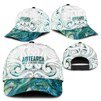 New Zealand Aotearoa Classic Cap Green Maori Papua Shell Indigenous LT9 - Polynesian Pride