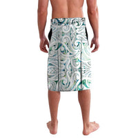 Custom New Zealand Aotearoa Lavalava Green Maori Paua Shell Indigenous - Polynesian Pride