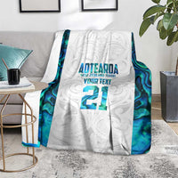 Custom New Zealand Aotearoa Blanket Maori Paua Shell Indigenous - Polynesian Pride