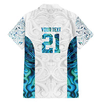 Custom New Zealand Aotearoa Hawaiian Shirt Maori Paua Shell Indigenous - Polynesian Pride