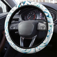 New Zealand Aotearoa Steering Wheel Cover Maori Paua Shell Indigenous - Polynesian Pride