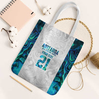 Custom New Zealand Aotearoa Tote Bag Maori Paua Shell Indigenous - Polynesian Pride