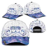 New Zealand Aotearoa Classic Cap Purple Maori Papua Shell Indigenous - Polynesian Pride