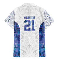 Custom New Zealand Aotearoa Family Matching Mermaid Dress and Hawaiian Shirt Purple Maori Paua Shell Indigenous - Polynesian Pride