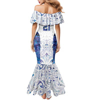 Custom New Zealand Aotearoa Mermaid Dress Purple Maori Paua Shell Indigenous LT9 - Polynesian Pride