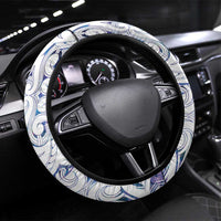 New Zealand Aotearoa Steering Wheel Cover Purple Maori Paua Shell Indigenous - Polynesian Pride