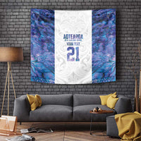 Custom New Zealand Aotearoa Tapestry Purple Maori Paua Shell Indigenous - Polynesian Pride