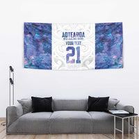 Custom New Zealand Aotearoa Tapestry Purple Maori Paua Shell Indigenous - Polynesian Pride