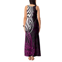 Your Matter Suicide Prevention Tank Maxi Dress Pink Polynesian Tribal LT9 - Polynesian Pride