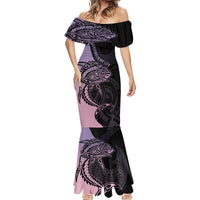 personalised-polynesia-fishing-mermaid-dress-with-maori-hei-matau-fish-hook-pastel-art