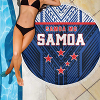 Rugby Toa Samoa Beach Blanket Samoa mo Samoa Island Warrior Pride - Polynesian Pride