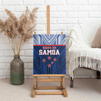 Rugby Toa Samoa Canvas Wall Art Samoa mo Samoa Island Warrior Pride LT9 - Polynesian Pride