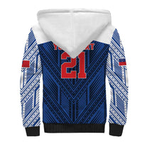 Custom Rugby Toa Samoa Sherpa Hoodie Samoa mo Samoa Island Warrior Pride LT9 - Polynesian Pride