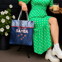 Rugby Toa Samoa Tote Bag Samoa mo Samoa Island Warrior Pride - Polynesian Pride