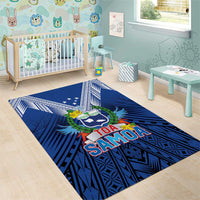 Rugby Toa Samoa Area Rug Samoa mo Samoa Strength in Tatau - Polynesian Pride