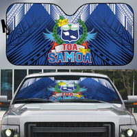 Rugby Toa Samoa Auto Sun Shade Samoa mo Samoa Strength in Tatau - Polynesian Pride