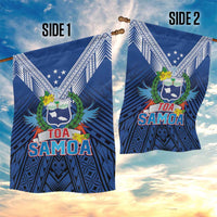 Rugby Toa Samoa Garden Flag Samoa mo Samoa Strength in Tatau - Polynesian Pride