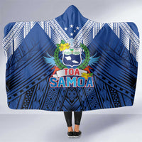 Rugby Toa Samoa Hooded Blanket Samoa mo Samoa Strength in Tatau - Polynesian Pride